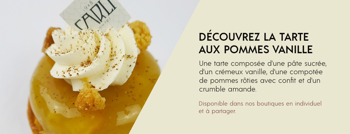 TARTE AUX POMMES VANILLE